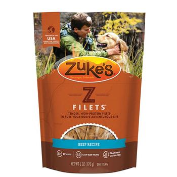 Zukes Z-Filets Dog Treats - Grilled Beef