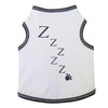 ZZZZZ Sleep Dog Tank - White